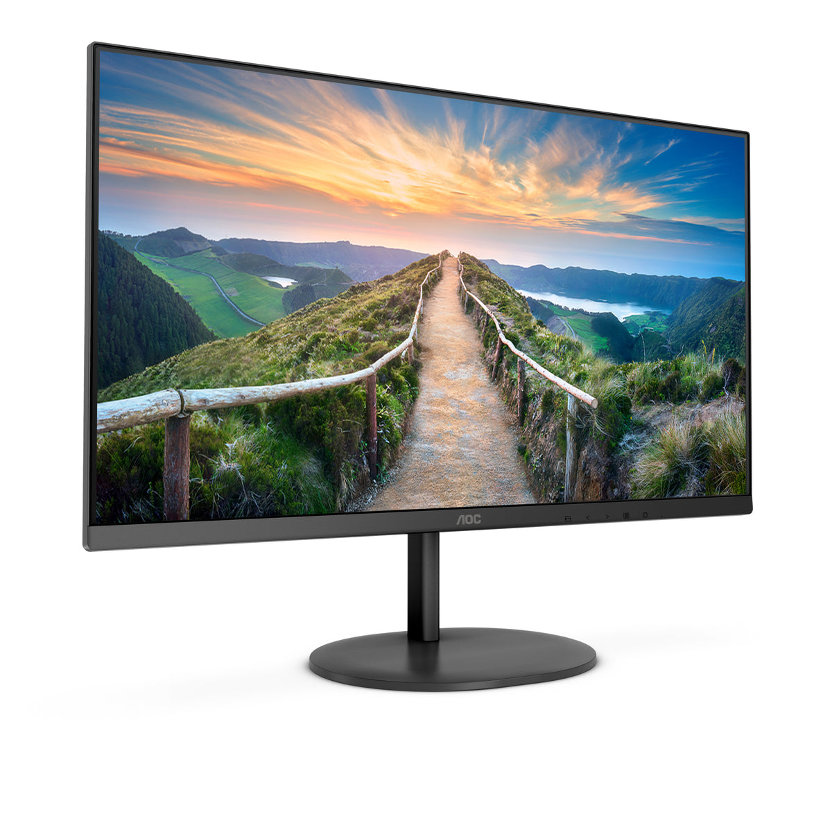 AOC V4 Q24V4EA Computerbildschirm 60,5 cm (23.8") 2560 x 1440 Pixel 2K Ultra HD LED Schwarz