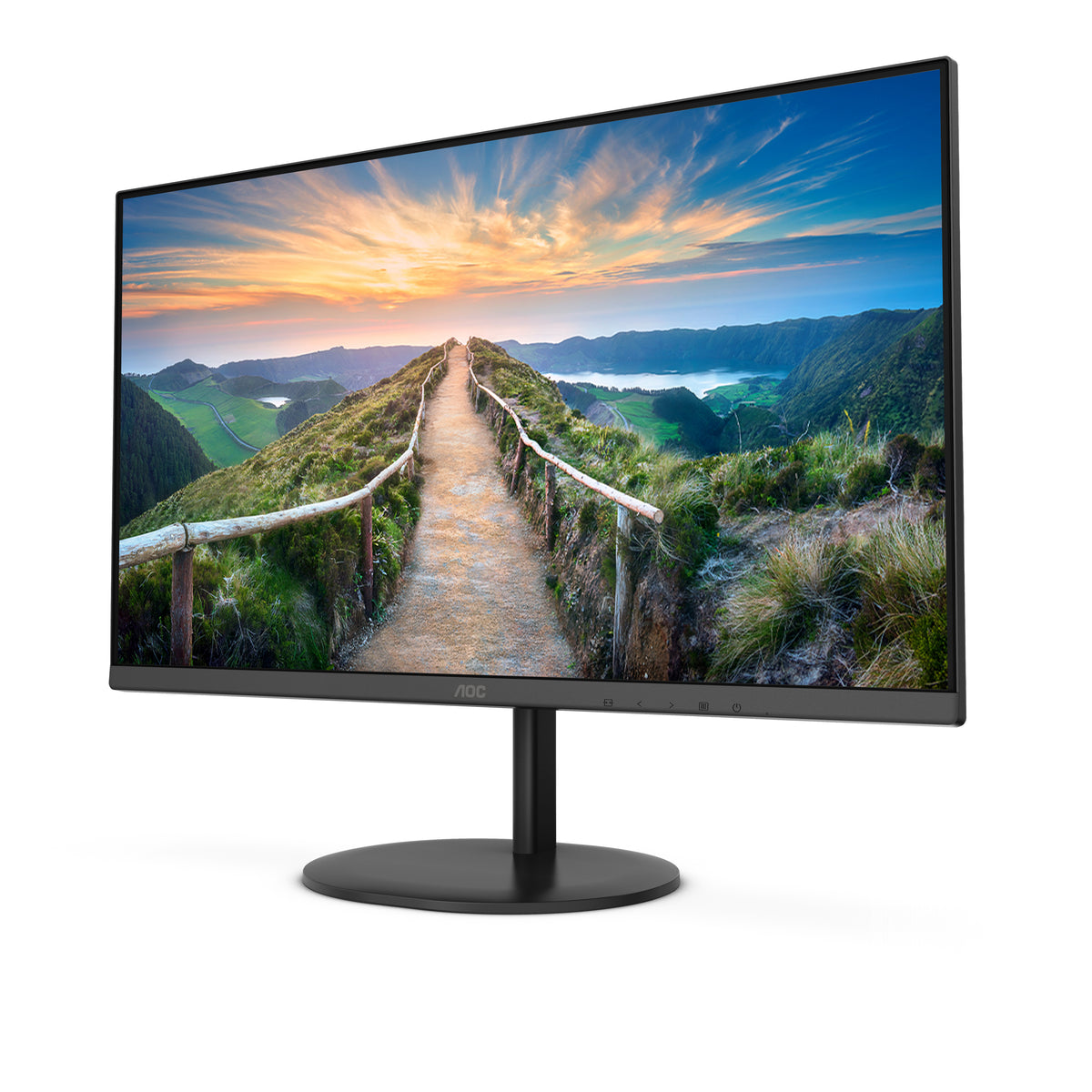 AOC V4 Q24V4EA Computerbildschirm 60,5 cm (23.8") 2560 x 1440 Pixel 2K Ultra HD LED Schwarz