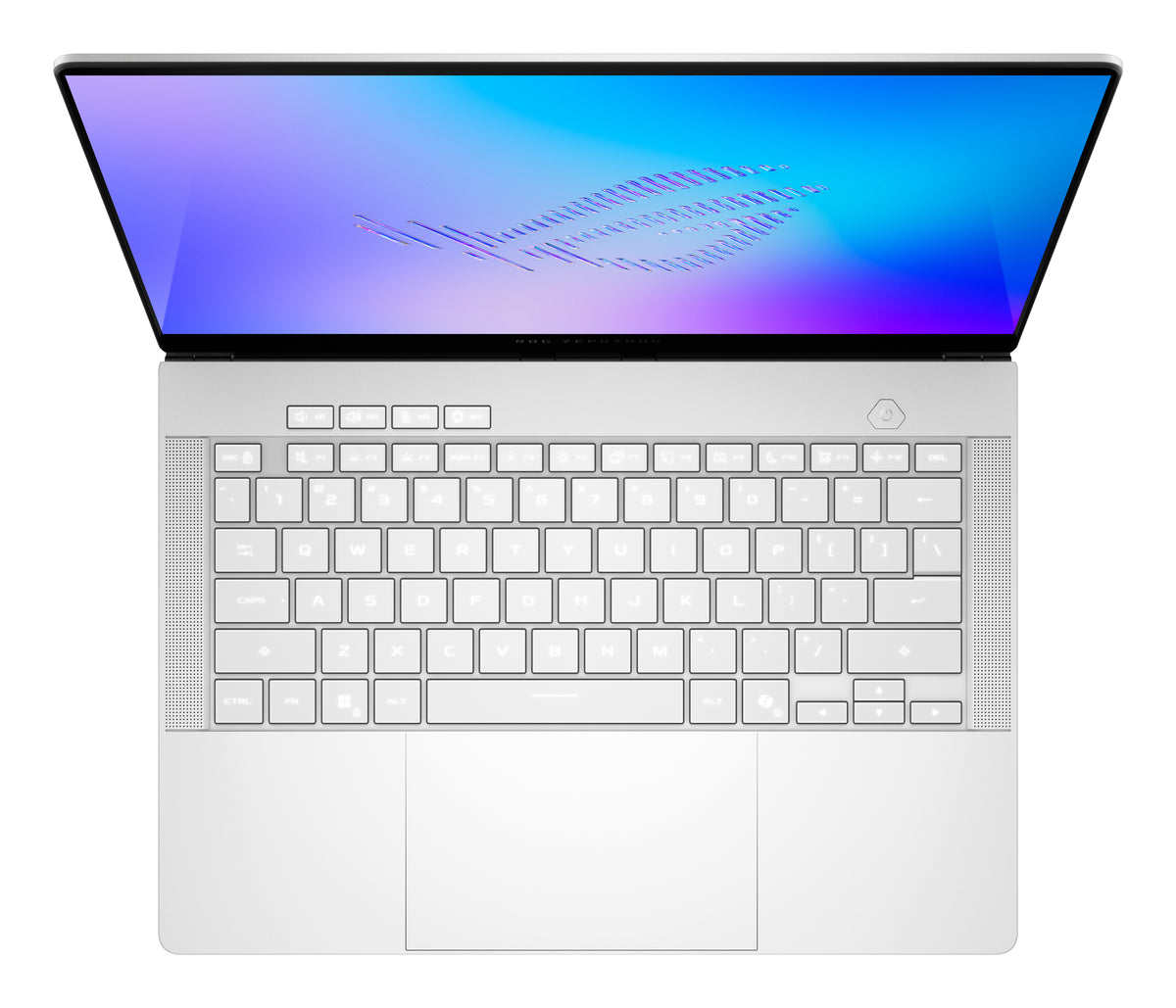 ASUS ROG Zephyrus G14 GU405AW-SY022W Intel Core Ultra 9 386H Laptop 35,6 cm (14") 3K 64 GB LPDDR5x-SDRAM 2 TB SSD NVIDIA GeForce RTX 5080 Wi-Fi 7 (802.11be) Windows 11 Home Weiß