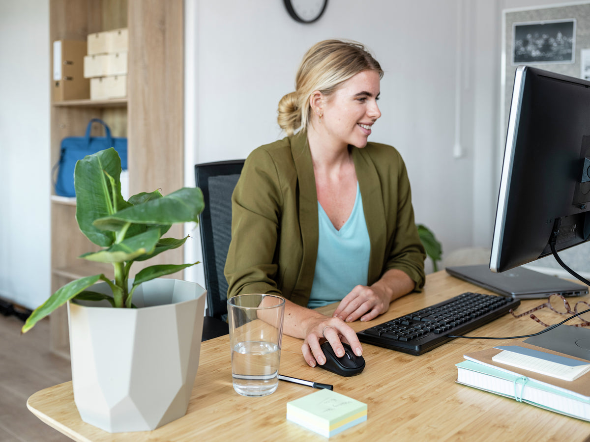 Trust TM-201 Maus Büro rechts RF Wireless Optisch 1600 DPI