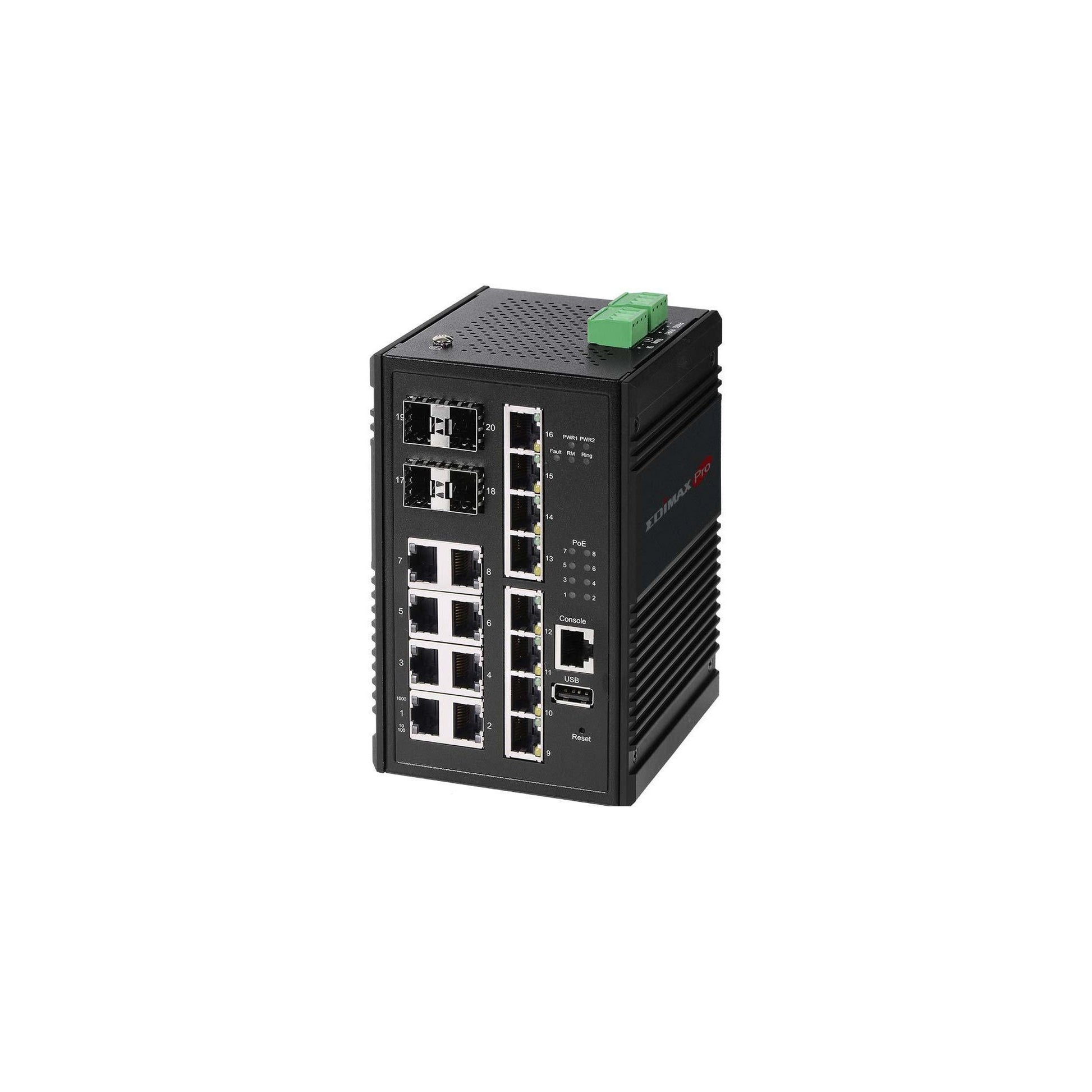 Edimax IGS-5416P: PoE+ Industrie Switch