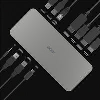 Acer USB Type-C Docking Station D501 Andocken USB 3.2 Gen 1 (3.1 Gen 1) Type-C Grau