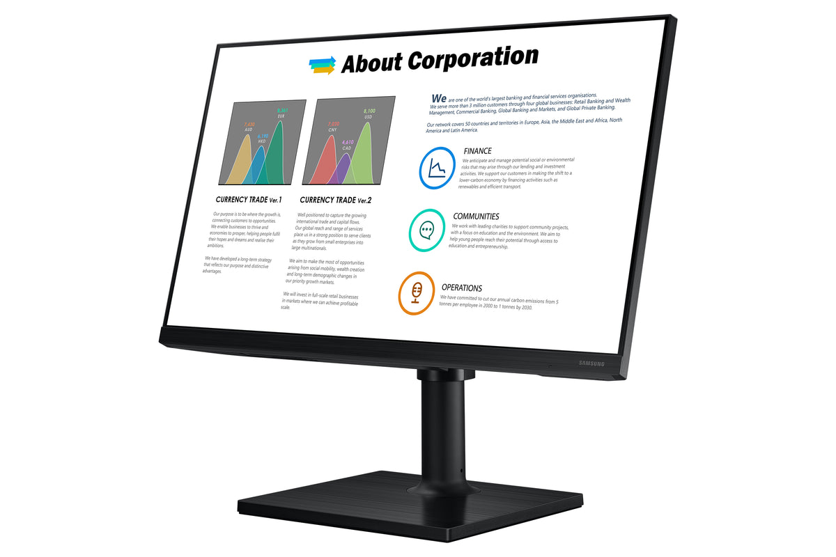 Samsung T45F Computerbildschirm 68,6 cm (27") 1920 x 1080 Pixel Full HD LED Schwarz