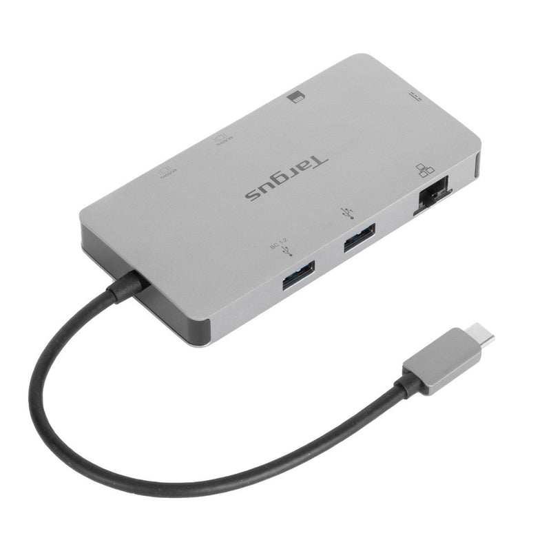 Targus DOCK423EU laptop-dockingstation & portreplikator Kabelgebunden USB 3.2 Gen 1 (3.1 Gen 1) Type-C Silber