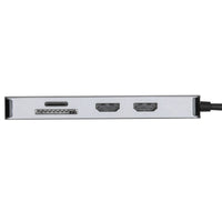 Targus DOCK423EU laptop-dockingstation & portreplikator Kabelgebunden USB 3.2 Gen 1 (3.1 Gen 1) Type-C Silber