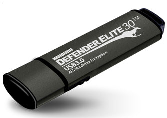 iStorage Kanguru Defender Elite30 128GB USB-Stick USB Typ-A 3.2 Gen 1 (3.1 Gen 1) Schwarz