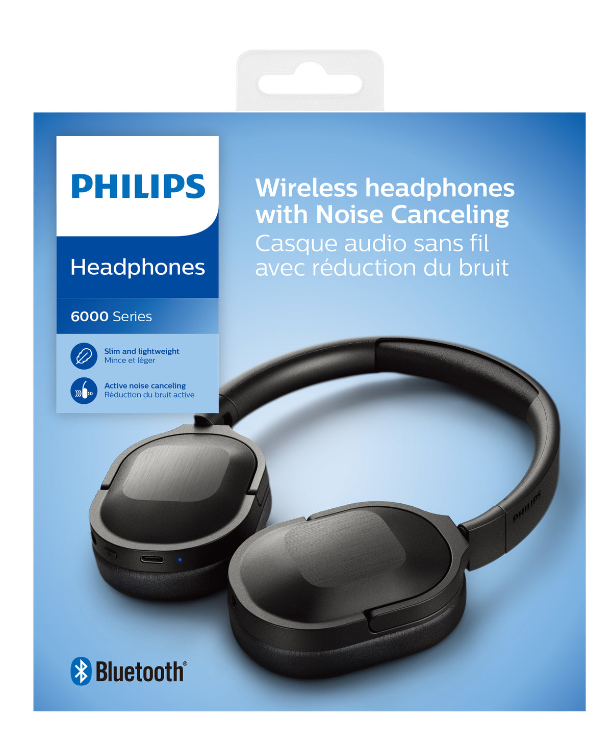 Philips 6500 series TAH6506BK/00 Kopfhörer & Headset Verkabelt & Kabellos Kopfband Musik USB Typ-C Bluetooth Schwarz