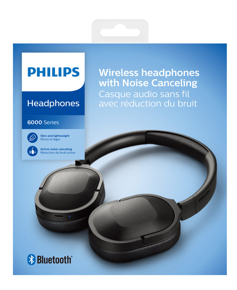 Philips 6500 series TAH6506BK/00 Kopfhörer & Headset Verkabelt & Kabellos Kopfband Musik USB Typ-C Bluetooth Schwarz