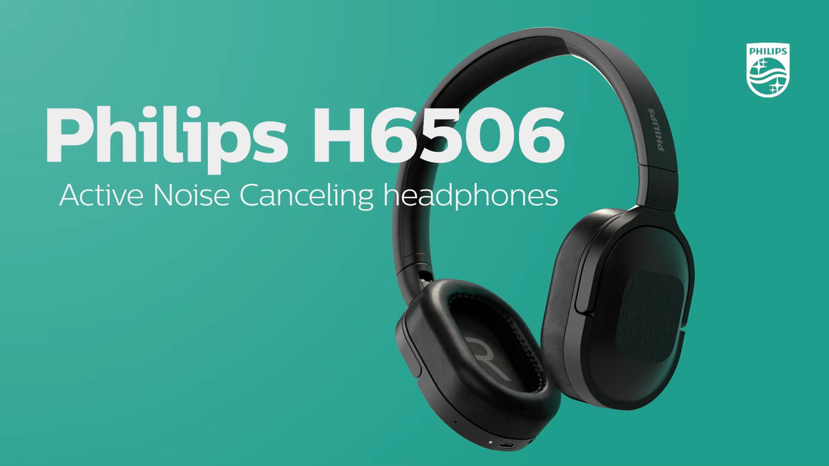Philips 6500 series TAH6506BK/00 Kopfhörer & Headset Verkabelt & Kabellos Kopfband Musik USB Typ-C Bluetooth Schwarz