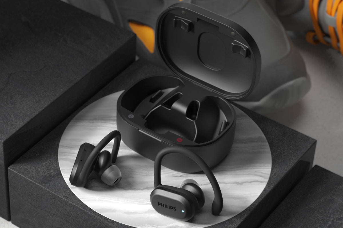Philips 7600 series TAA7306BK/00 Kopfhörer & Headset Kabellos Ohrbügel, im Ohr Sport Bluetooth Schwarz