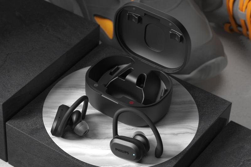 Philips 7600 series TAA7306BK/00 Kopfhörer & Headset Kabellos Ohrbügel, im Ohr Sport Bluetooth Schwarz