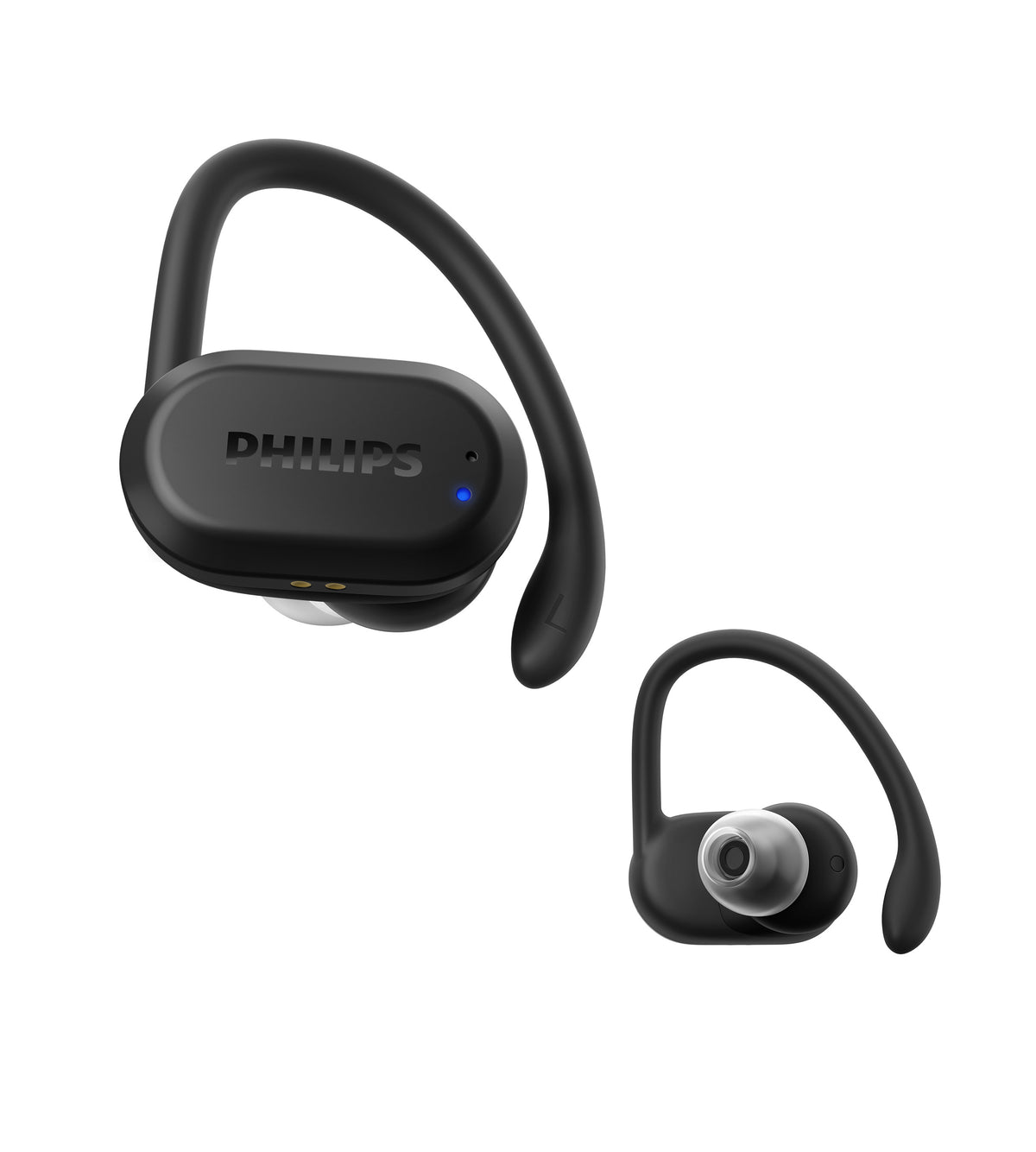 Philips 7600 series TAA7306BK/00 Kopfhörer & Headset Kabellos Ohrbügel, im Ohr Sport Bluetooth Schwarz
