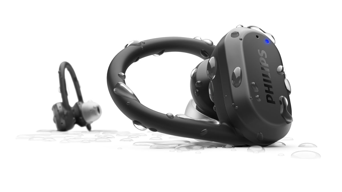 Philips 7600 series TAA7306BK/00 Kopfhörer & Headset Kabellos Ohrbügel, im Ohr Sport Bluetooth Schwarz