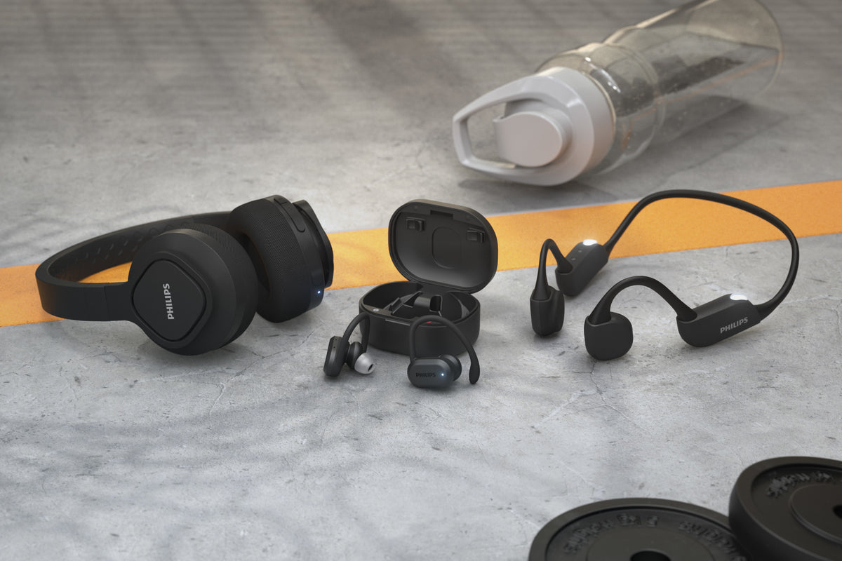 Philips 7600 series TAA7306BK/00 Kopfhörer & Headset Kabellos Ohrbügel, im Ohr Sport Bluetooth Schwarz