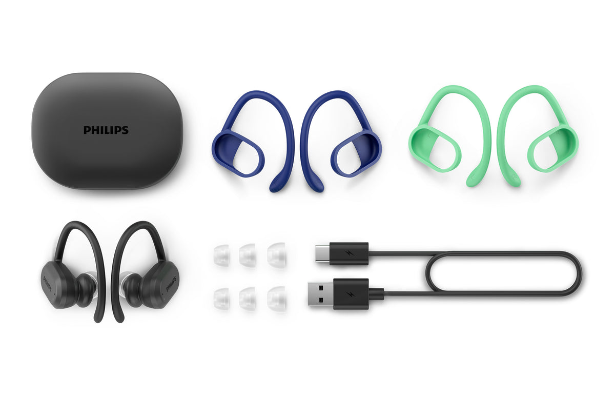 Philips 7600 series TAA7306BK/00 Kopfhörer & Headset Kabellos Ohrbügel, im Ohr Sport Bluetooth Schwarz