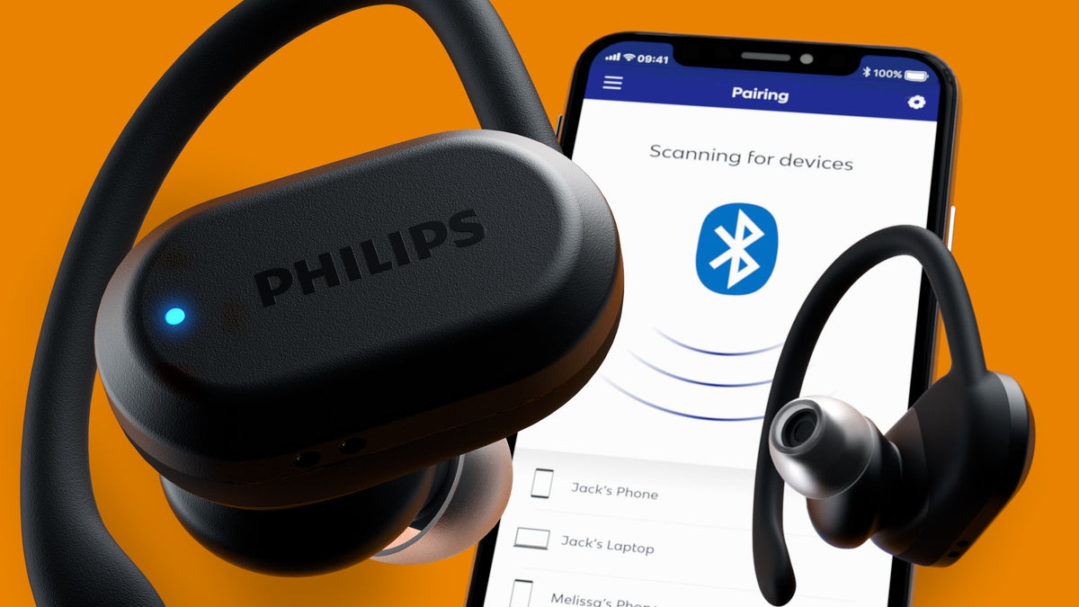 Philips 7600 series TAA7306BK/00 Kopfhörer & Headset Kabellos Ohrbügel, im Ohr Sport Bluetooth Schwarz