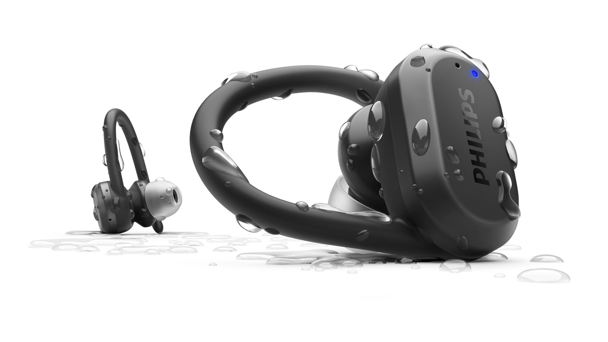 Philips 7600 series TAA7306BK/00 Kopfhörer & Headset Kabellos Ohrbügel, im Ohr Sport Bluetooth Schwarz