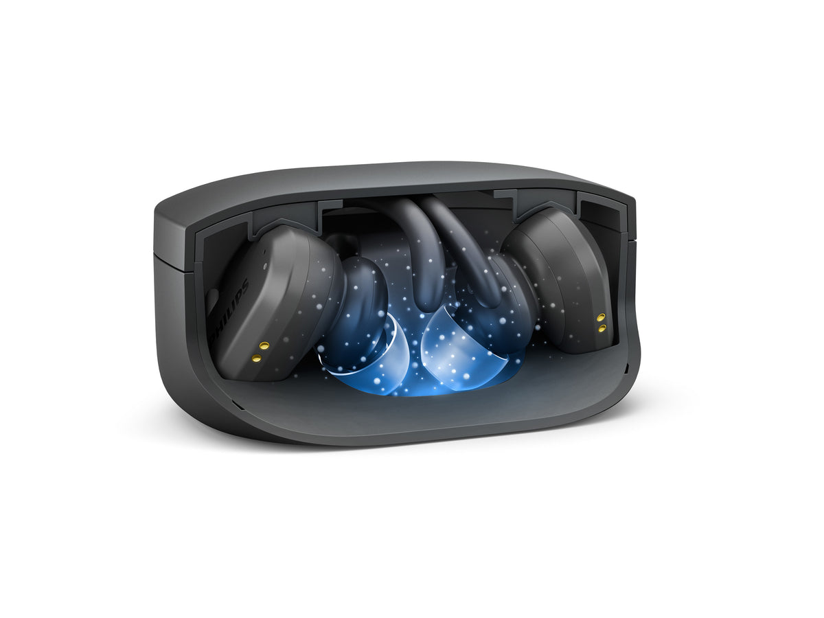 Philips 7600 series TAA7306BK/00 Kopfhörer & Headset Kabellos Ohrbügel, im Ohr Sport Bluetooth Schwarz