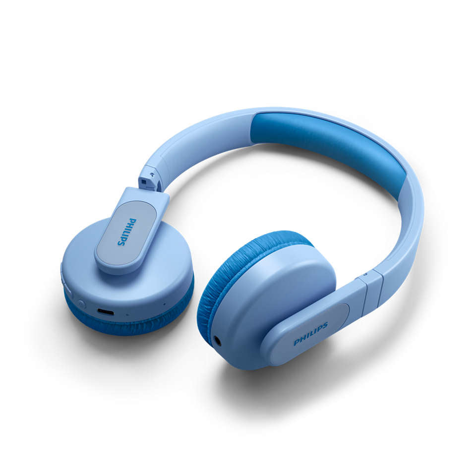 Philips TAK4206BL/00 Casque et oreillette Filaire et sans fil Bandeau Appels/Musique USB Type-C Bluetooth Bleu