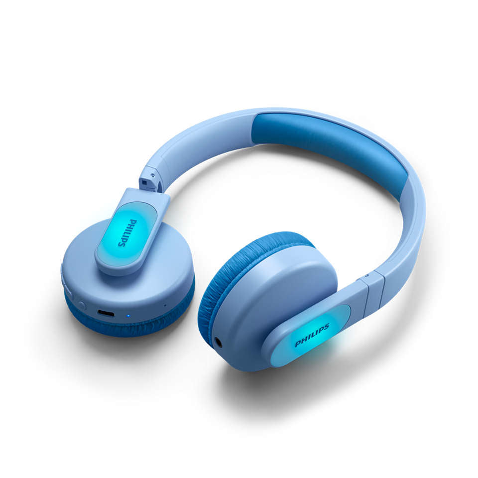 Philips TAK4206BL/00 Casque et oreillette Filaire et sans fil Bandeau Appels/Musique USB Type-C Bluetooth Bleu