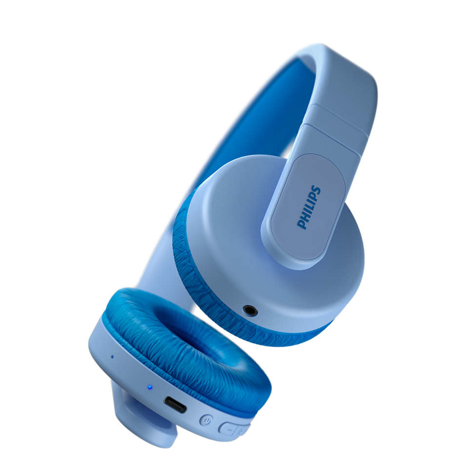 Philips TAK4206BL/00 Casque et oreillette Filaire et sans fil Bandeau Appels/Musique USB Type-C Bluetooth Bleu
