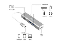 Equip 5-in-1-USB-C-Multifunktionale adapter, HDMI , USB 3.0, TF/Micro SD