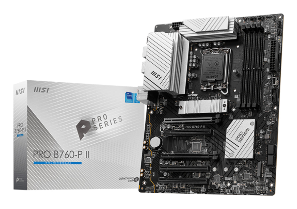 MSI PRO B760-P II Motherboard Intel B760 LGA 1700 ATX