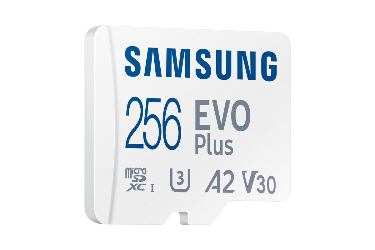 Samsung EVO Plus microSD-Speicherkarte (2024) (inkl. SD Adapter) - 256 GB