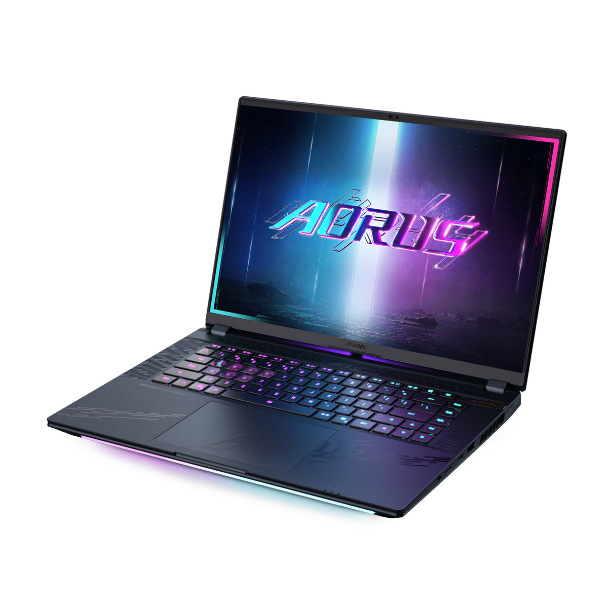 GIGABYTE AORUS MASTER 16 BYHC5FRE65SP laptop Intel Core Ultra 9 275HX 40,6 cm (16") WQXGA 32 GB DDR5-SDRAM 2 TB SSD NVIDIA GeForce RTX 5080 Wi-Fi 7 (802.11be) Windows 11 Pro Französisch Schwarz