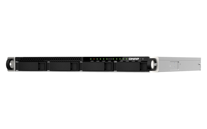 QNAP TS-h987XU-RP NAS Rack (1U) Intel Xeon E E-2334 16 GB DDR4 QuTS hero Schwarz, Silber