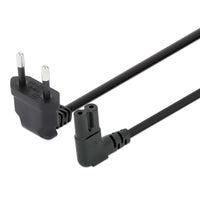 Manhattan 356862 Stromkabel Schwarz 2 m Netzstecker Typ C C7-Koppler