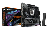 GIGABYTE B840M AORUS ELITE WIFI6E Mainboard – AMD Ryzen 9000 Prozessoren, 10+2+2 Phasen VRM, bis zu 8200 MHz DDR5 (O.C.), 2 x M.2 PCIe 4.0, Wi-Fi 6E, 2.5 GbE LAN, USB 3.2 Gen 2