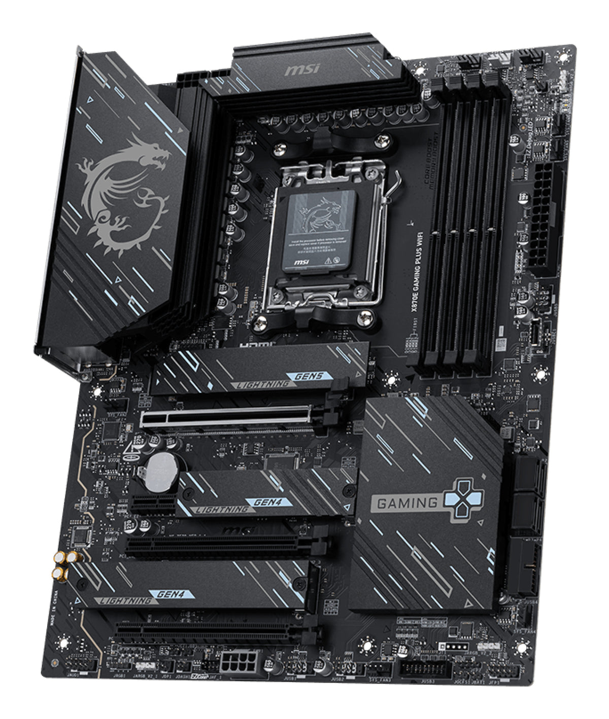 MSI X870E GAMING PLUS WIFI Motherboard AMD X870E Sockel AM5 ATX