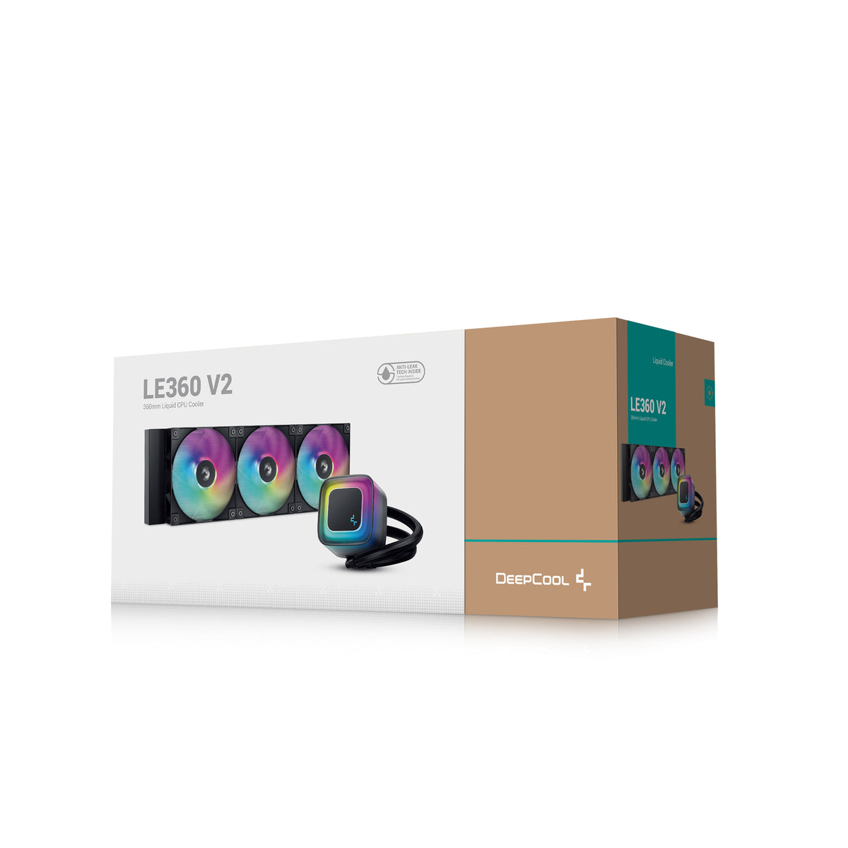 DeepCool LE360 V2 Prozessor All-in-One-Flüssigkeitskühler 12 cm Schwarz 1 Stück(e)