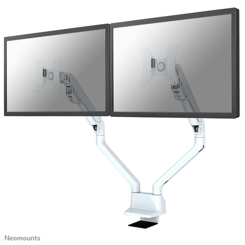 Neomounts FPMA-D750DWHITE2 Monitorarm 10-32" - Gasfeder - Topfix - 180°-Stopp