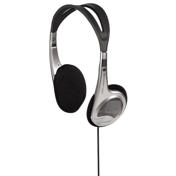 Cuffie Hama HK-229 cablate con archetto, per musica, nero, argento