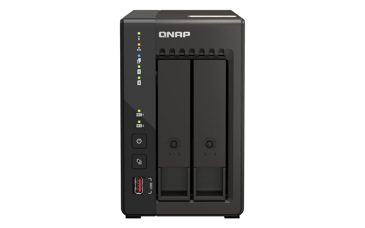 QNAP QVP-21C NAS & Speicherserver Tower Intel® Celeron® J6412 8 GB DDR4 0 TB QVR Pro Schwarz