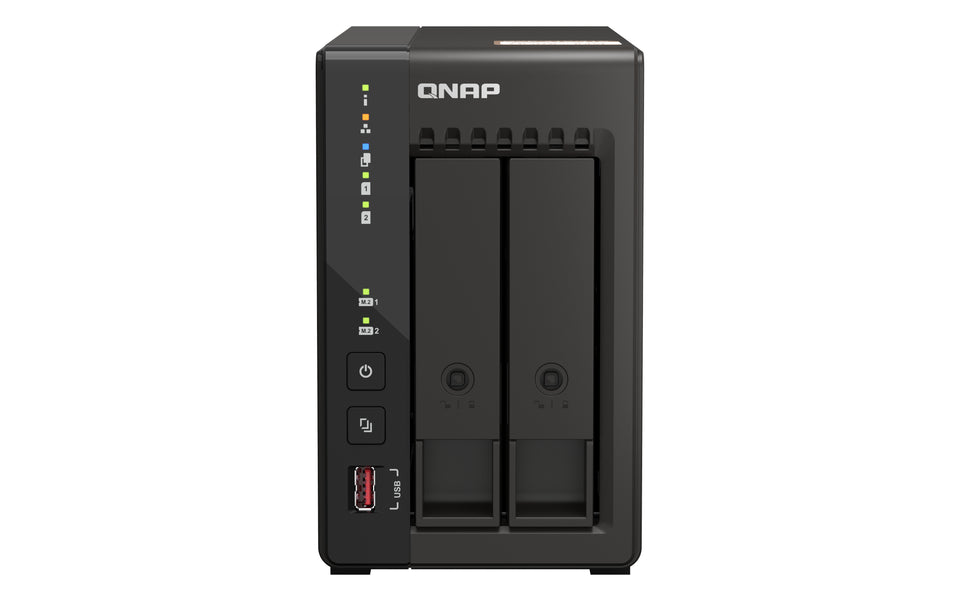 QNAP QVP-21C NAS & Serveur de stockage Tour Intel® Celeron® J6412 8 Go DDR4 0 To QVR Pro Noir