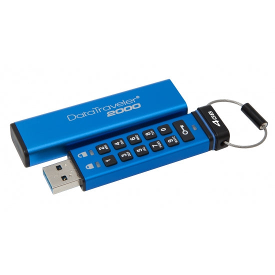 Kingston Technology DataTraveler 2000 4GB USB-Stick USB Typ-A 3.2 Gen 1 (3.1 Gen 1) Blau