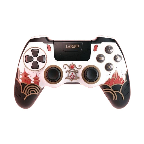 Lexip Assassin Schwarz, Gold, Rot, Weiß Bluetooth/RF/USB Gamepad Analog / Digital Android, Nintendo Switch, PC, PlayStation 4