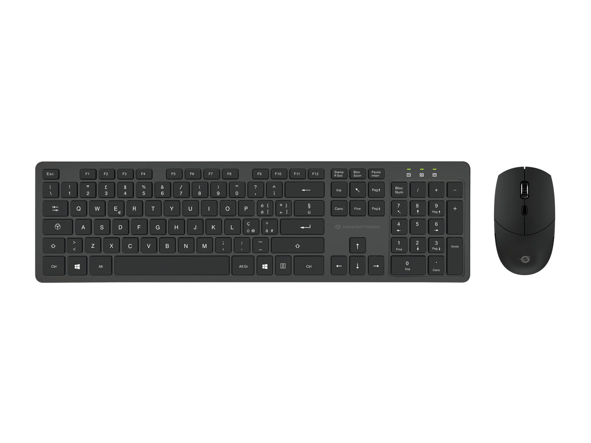 Conceptronic Kabellose Tastatur- und Maus-Kombination, Italienisches Layout