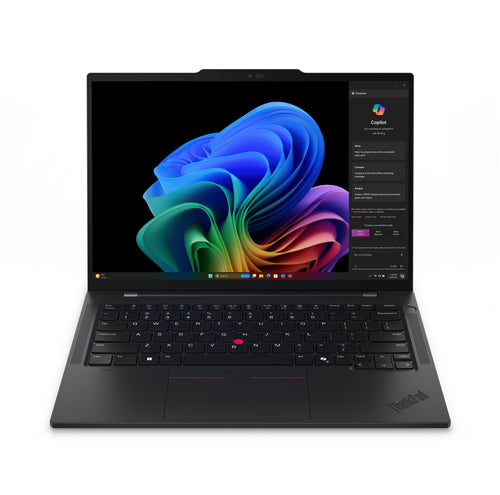 Lenovo ThinkPad T14s Gen 6 (Snapdragon) Copilot+ PC X1E-78-100 Laptop 35,6 cm (14") WUXGA 32 GB LPDDR5x-SDRAM 1 TB SSD Wi-Fi 7 (802.11be) Windows 11 Pro Deutsch Schwarz