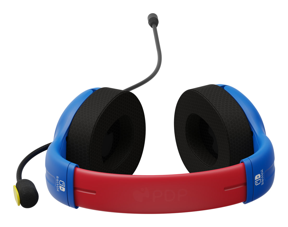 PDP LVL40 Kopfhörer Kabelgebunden Kopfband Gaming Blau, Rot