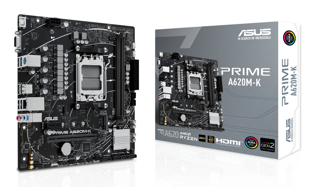 ASUS PRIME A620M-K AMD A620 Sockel AM5 micro ATX