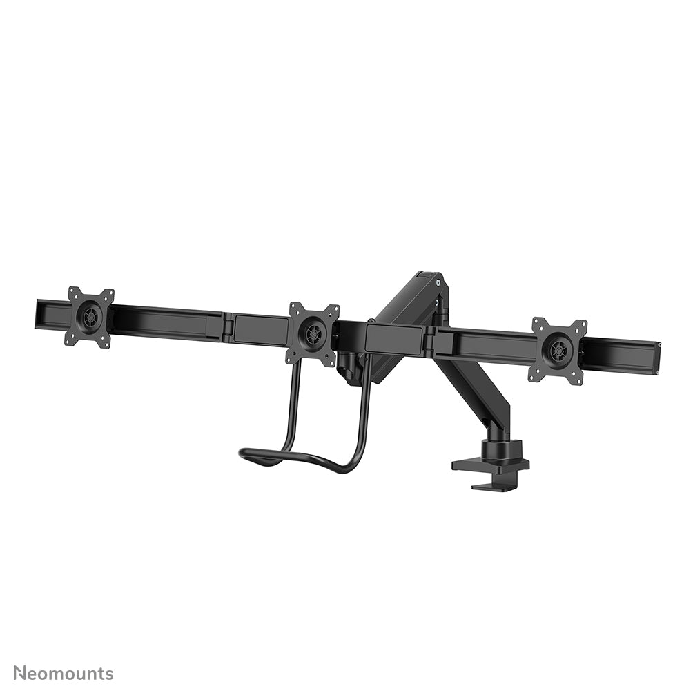Neomounts NM-D775DX3BLACK Monitorarm 17-27" - Gasfeder - Topfix - 180°-Stopp