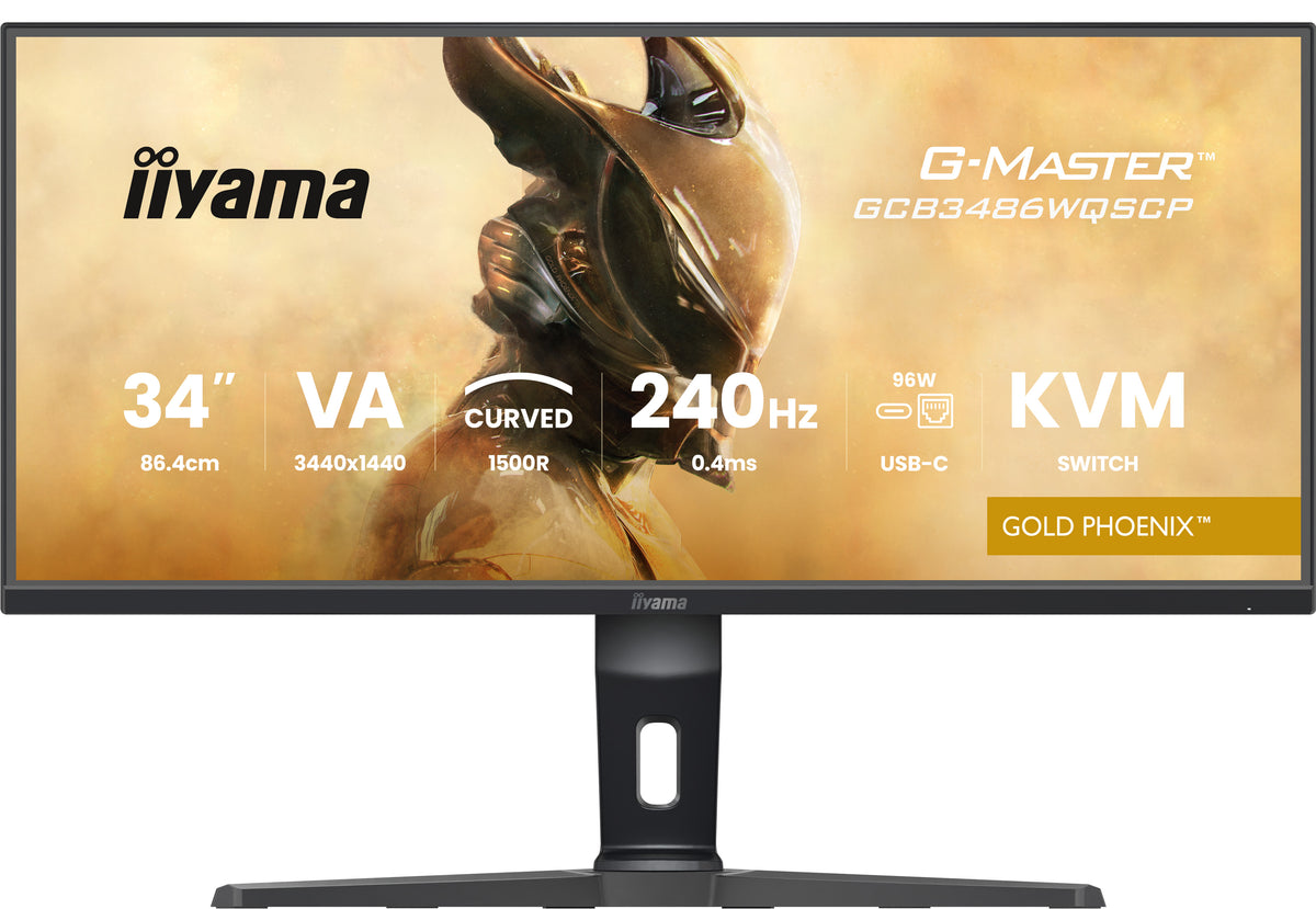 iiyama G-MASTER GCB3486WQSCP-B1 Computerbildschirm 86,4 cm (34") 3440 x 1440 Pixel UltraWide Quad HD Schwarz