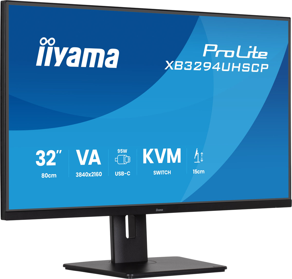 iiyama ProLite XB3294UHSCP-B1 Computerbildschirm 80 cm (31.5") 3840 x 2160 Pixel 4K Ultra HD Schwarz