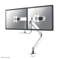 Neomounts NM-D775DXWHITE Monitorarm 10-32" - Gasfeder - Topfix - 180°-Stopp