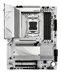 GIGABYTE B650 AORUS ELITE AX ICE Mainboard – Unterstützt AMD Ryzen 9000 CPUs, 12+2+2 Phasen digitales VRM, bis zu 8000 MHz DDR5 (OC), 1xPCIe 5.0 + 2xPCIe 4.0 M.2, Wi-Fi 6E, 2.5GbE LAN, USB 3.2 Gen 2x2