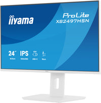 iiyama ProLite XB2497HSN-W1 Écran d'ordinateur 60,5 cm (23.8") 1920 x 1080 pixels Full HD LED Blanc
